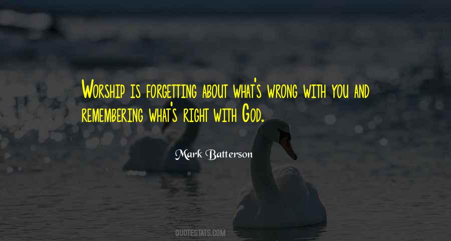 Quotes About Forgetting God #927403