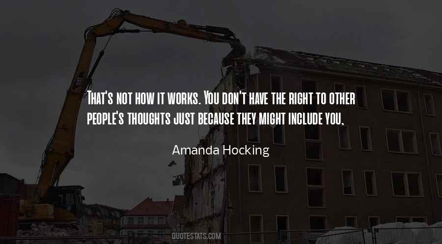 Other People S Thoughts Quotes #556025