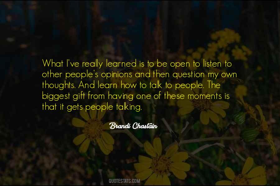 Other People S Thoughts Quotes #806086