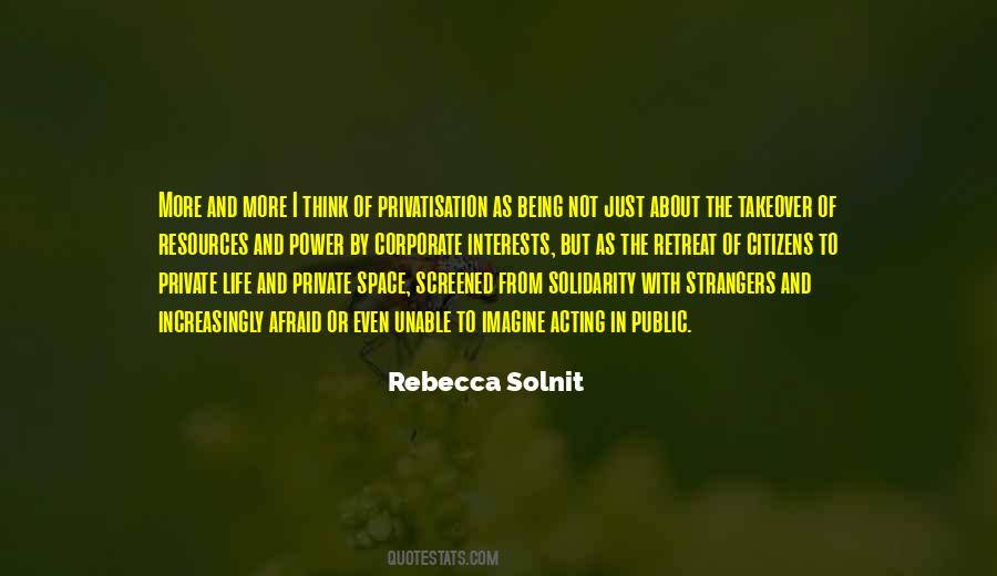 Quotes About Private Life #1271451