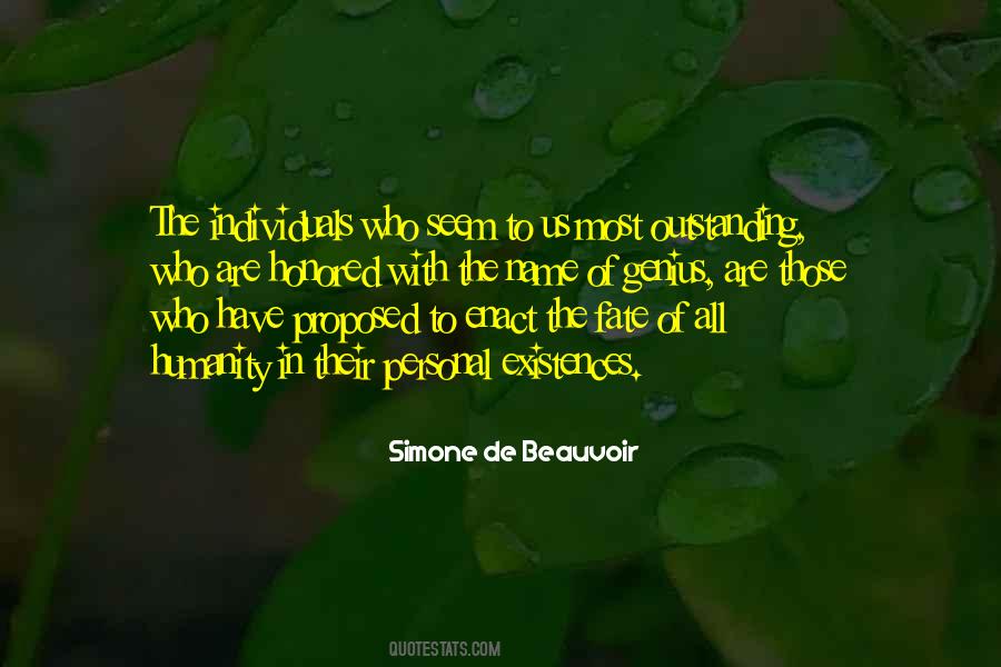 De Beauvoir Quotes #241766