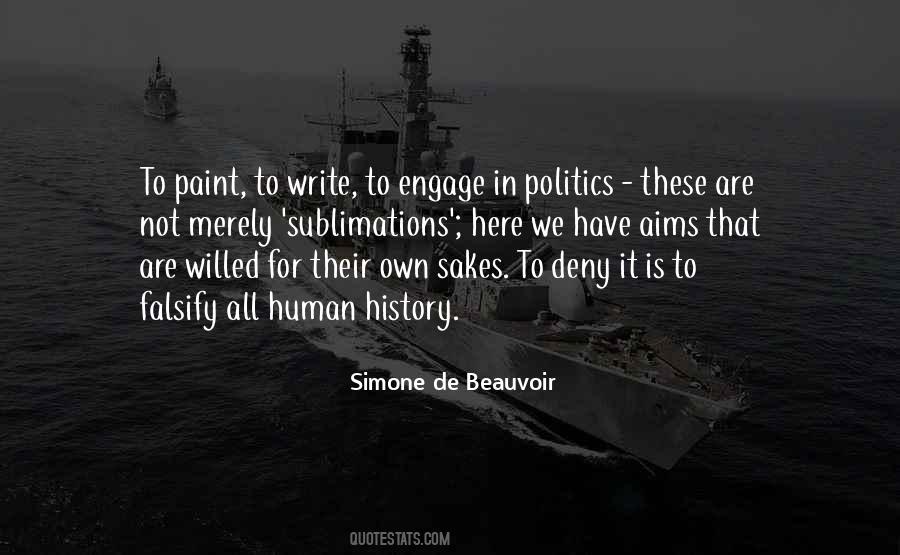De Beauvoir Quotes #270411