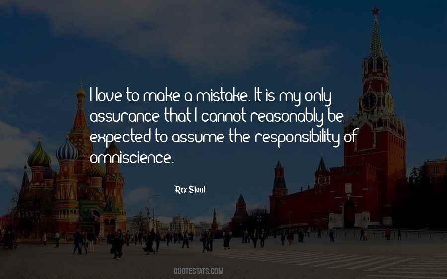 Quotes About Assuming Responsibility #1136686