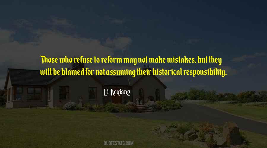 Quotes About Assuming Responsibility #409443