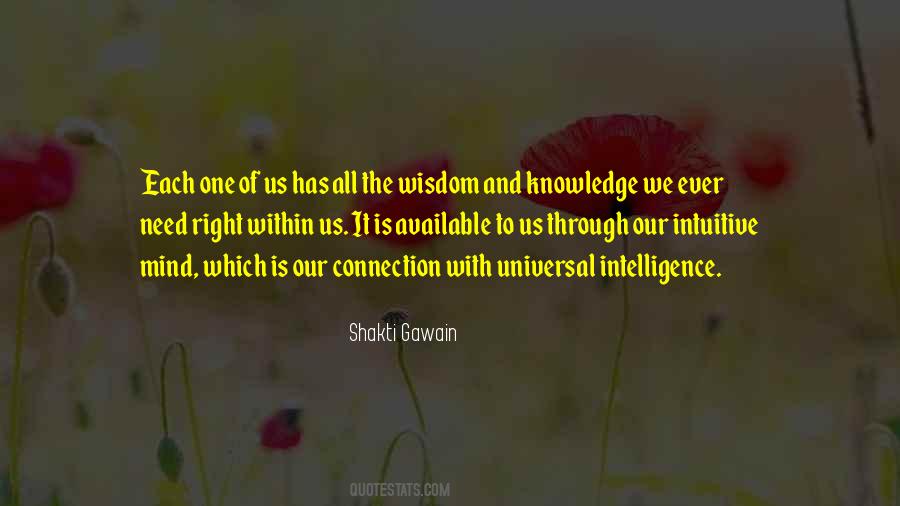 Universal Intelligence Quotes #696832