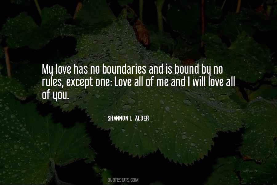 Quotes About Love No Boundaries #954674