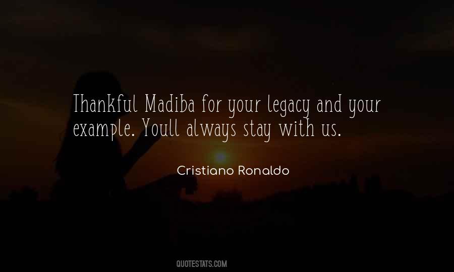 Quotes About Madiba #486217