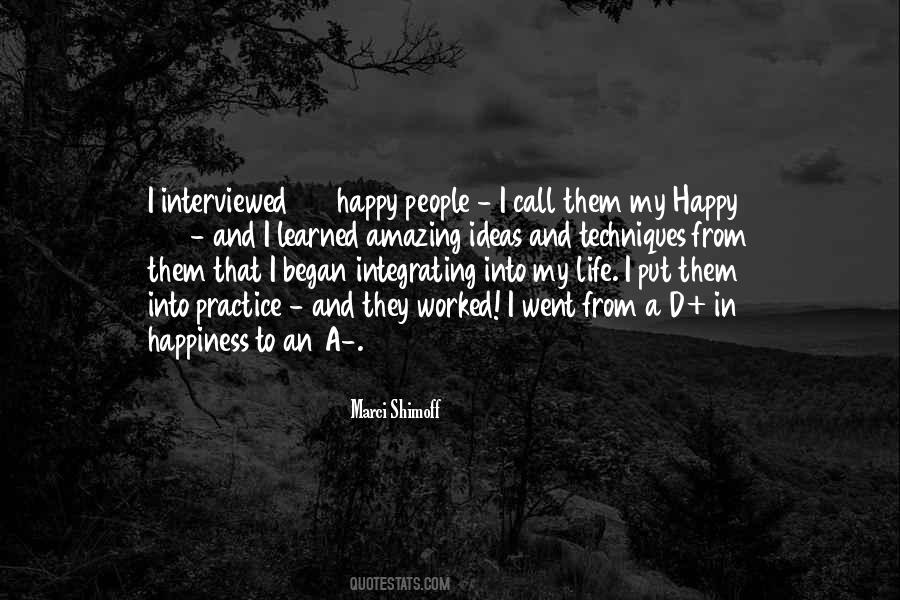 Happy People Quotes #1195318