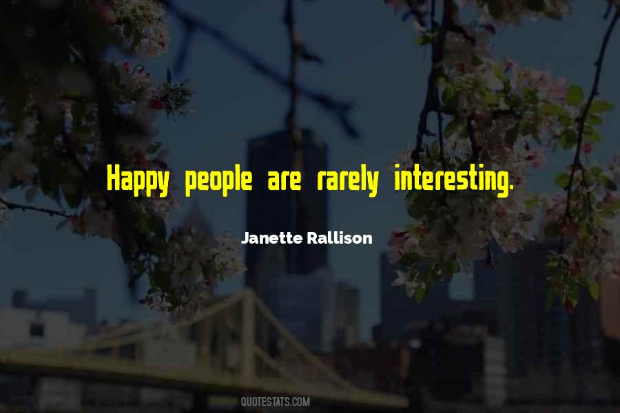 Happy People Quotes #1462739