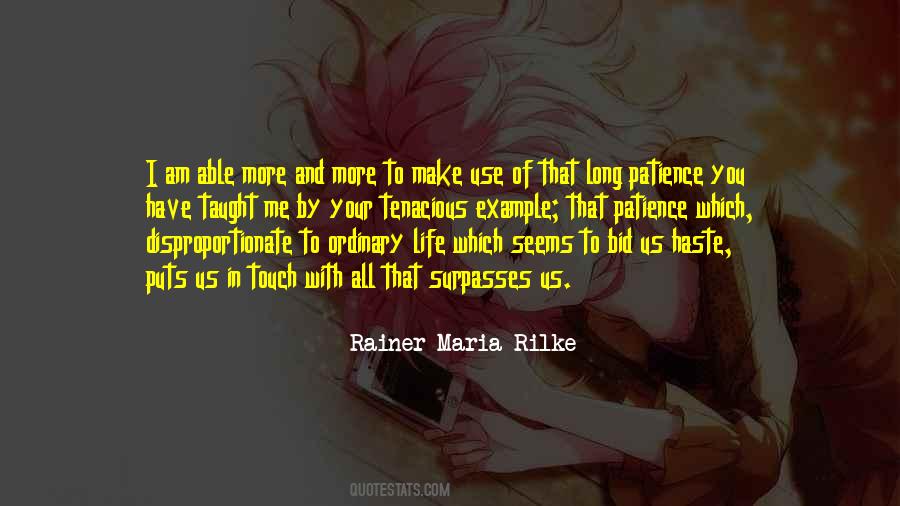 Quotes About Life Rilke #1218884