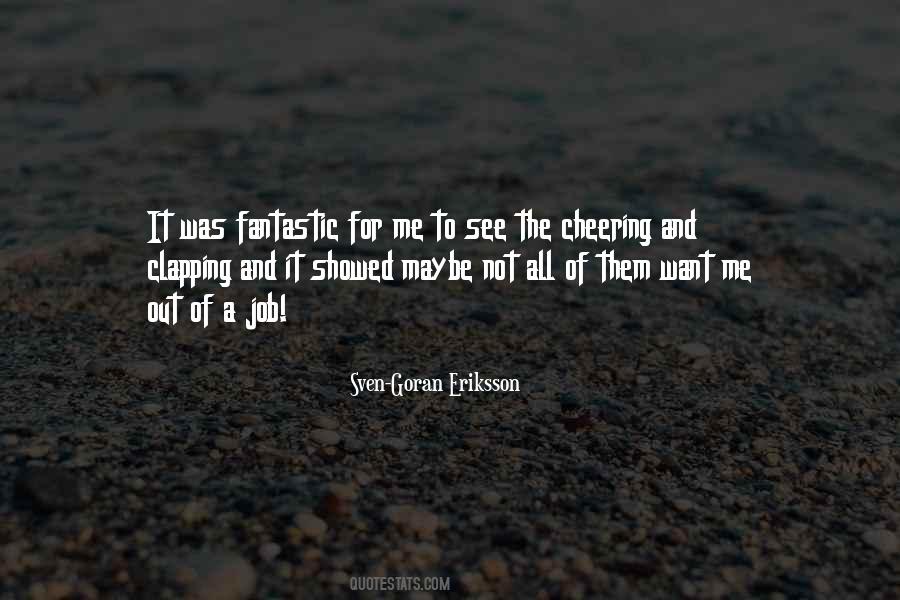 Quotes About Cheering #572816 Quotes About Cheering #572816