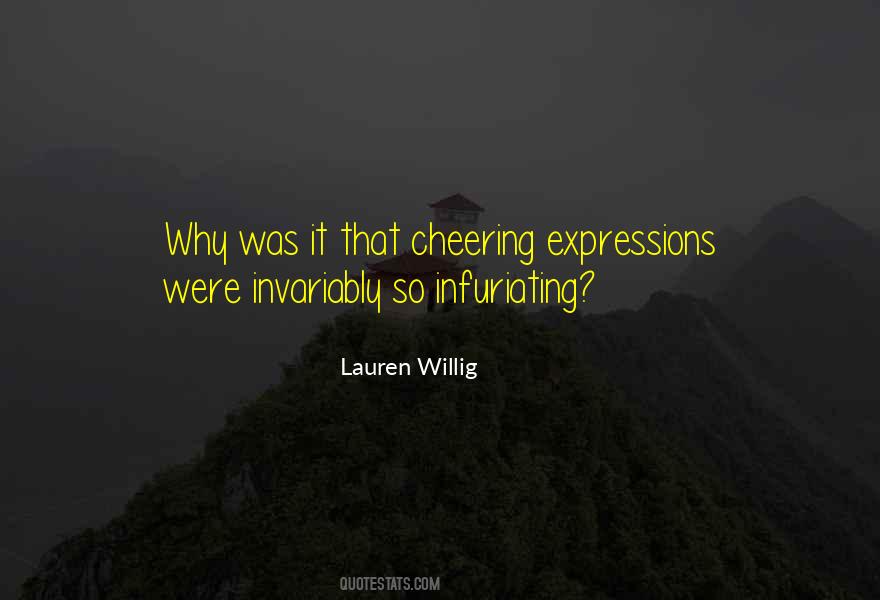 Quotes About Cheering #662577 Quotes About Cheering #662577