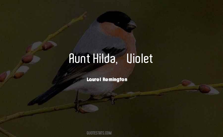 Quotes About Hilda #522696