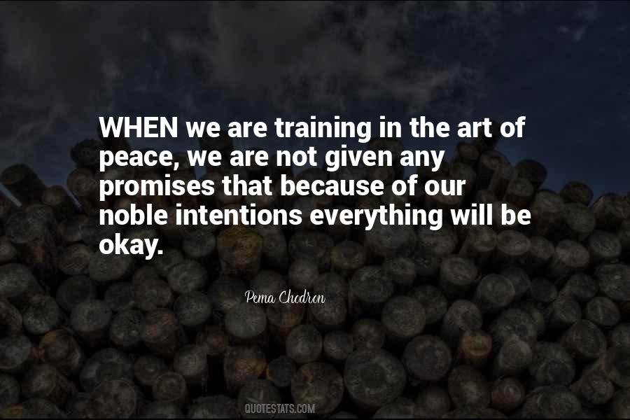 Art Of Peace Quotes #1053901