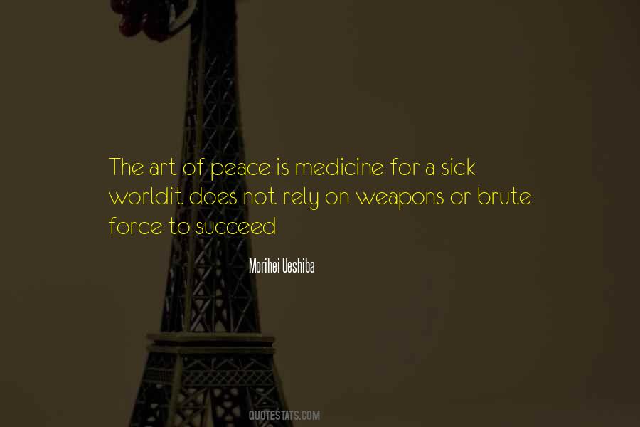 Art Of Peace Quotes #1059698