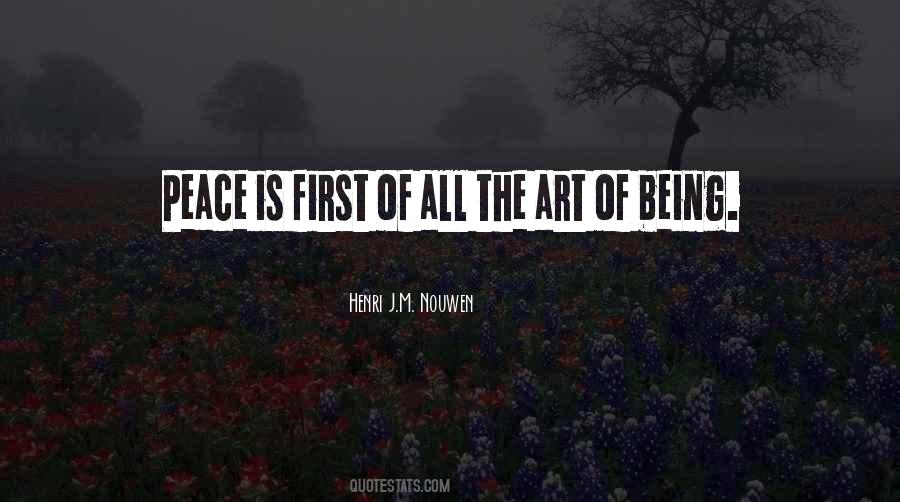 Art Of Peace Quotes #785945