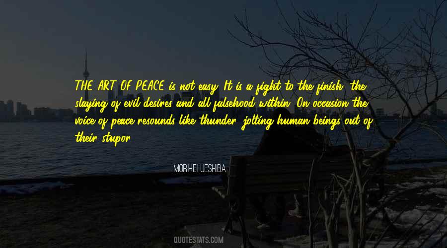 Art Of Peace Quotes #847726