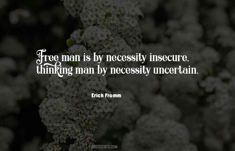 Quotes About Insecure Man #1336555