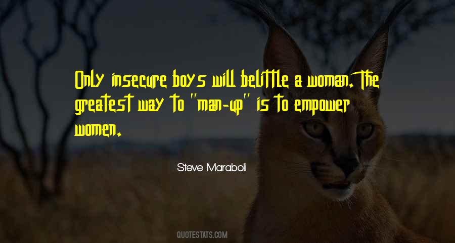 Quotes About Insecure Man #545018