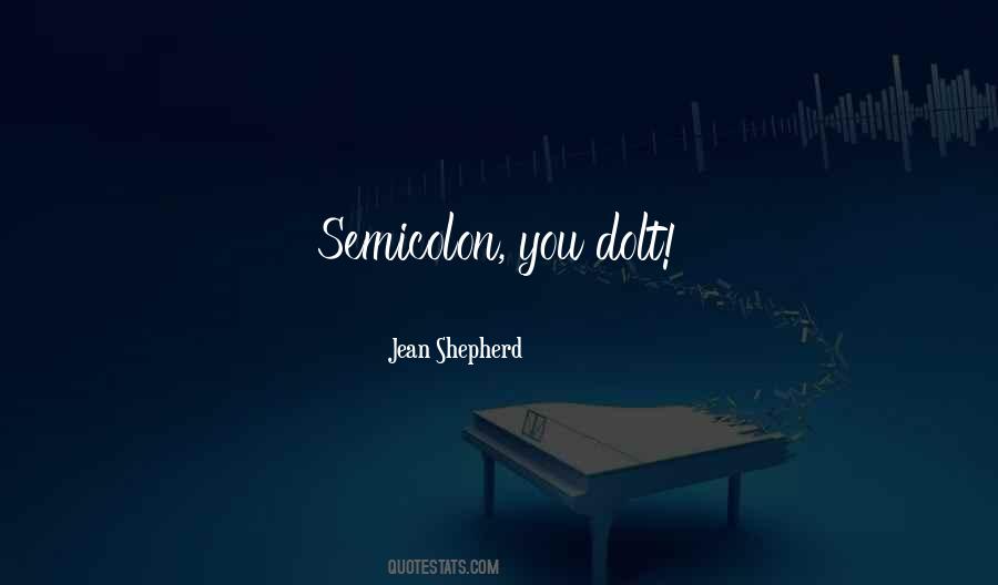 Semicolon In Quotes #632213