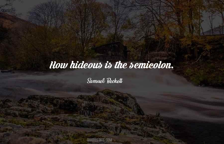 Semicolon In Quotes #633409