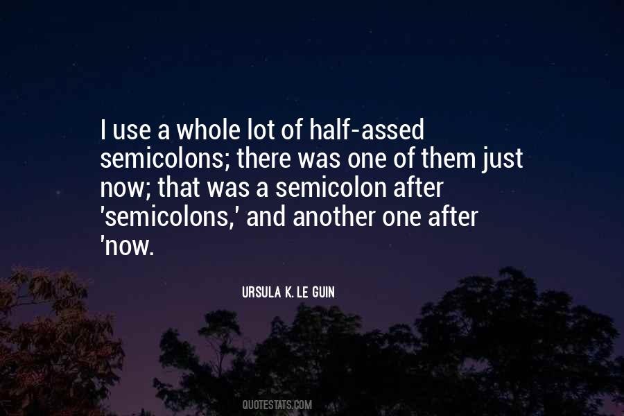 Semicolon In Quotes #832409