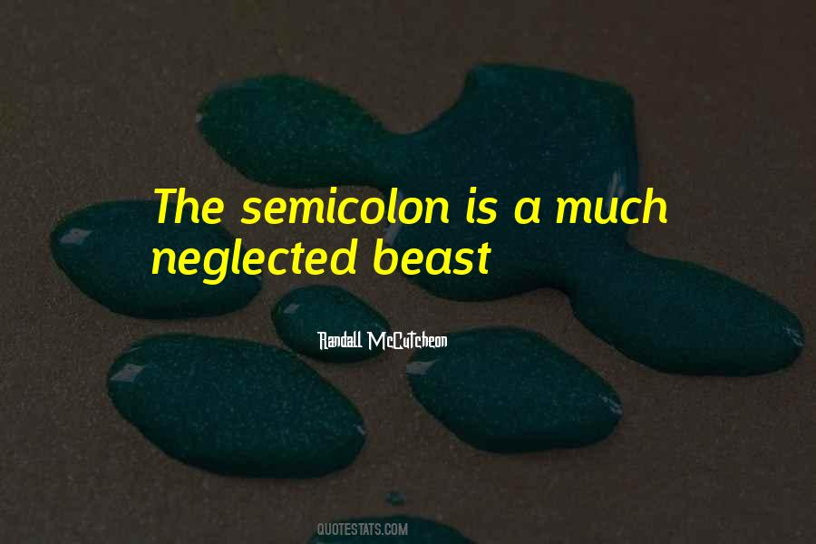 Semicolon In Quotes #973260