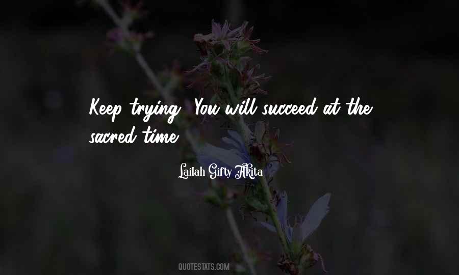 Keep On Trying For Success Quotes #567072