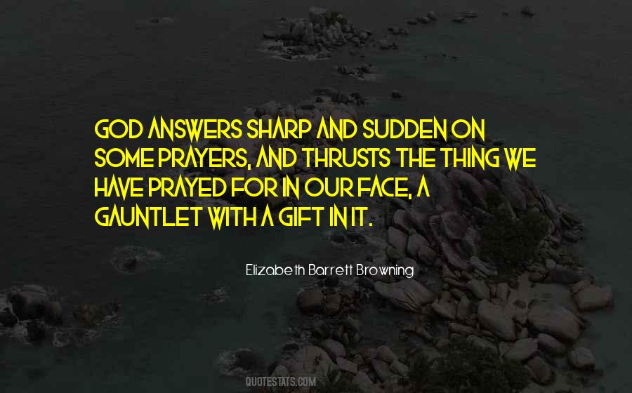 Quotes About Answers From God #159224