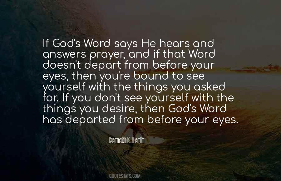 Quotes About Answers From God #787051