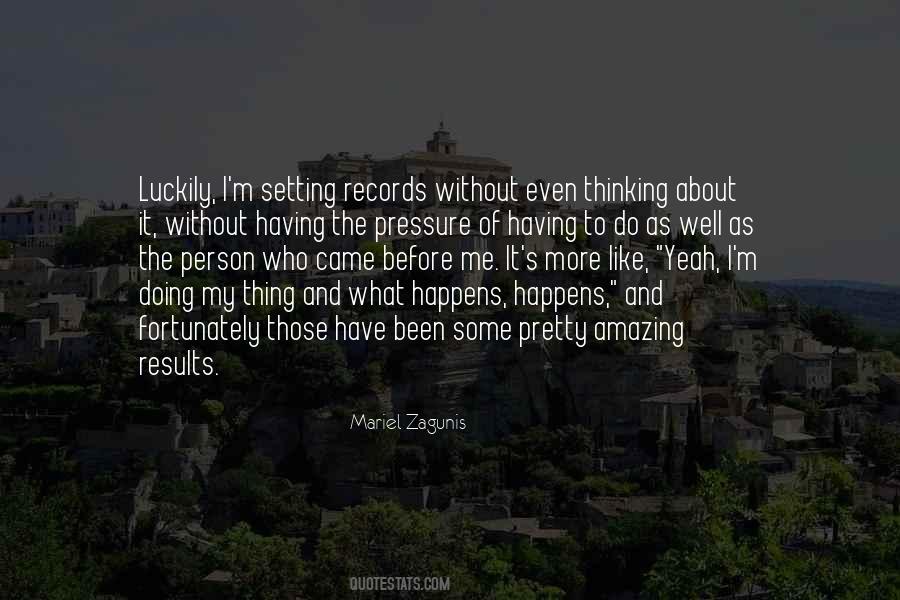 Quotes About Setting Records #913208