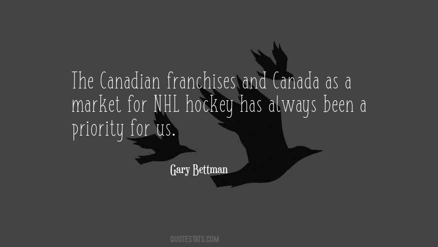 Quotes About Hockey In Canada #1701081