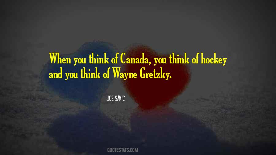 Quotes About Hockey In Canada #725072