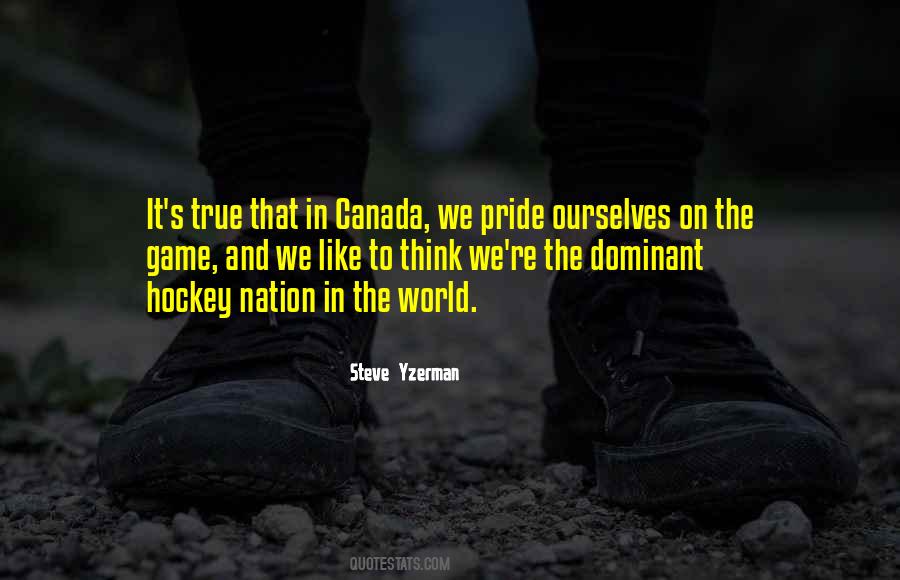 Quotes About Hockey In Canada #917538