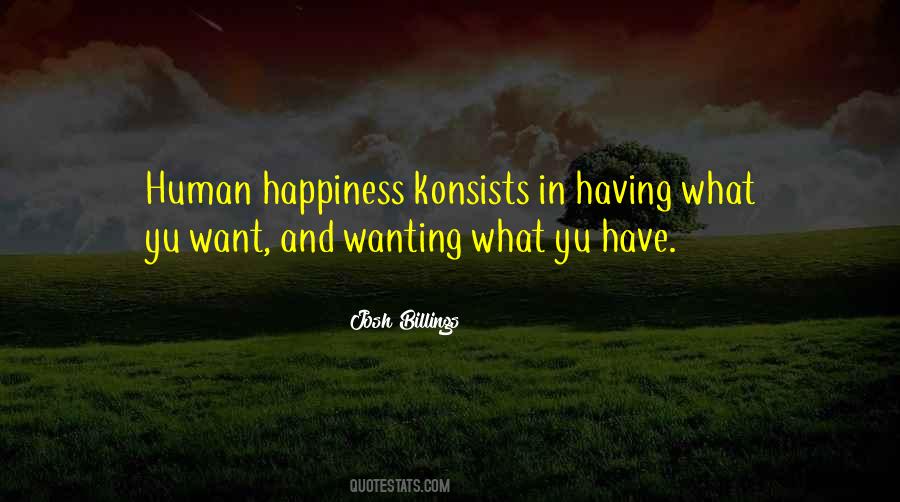 Human Happiness Quotes #710725