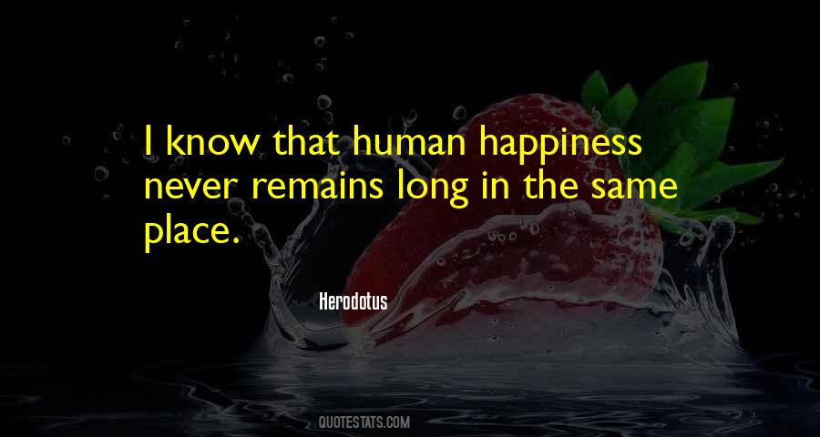 Human Happiness Quotes #745447