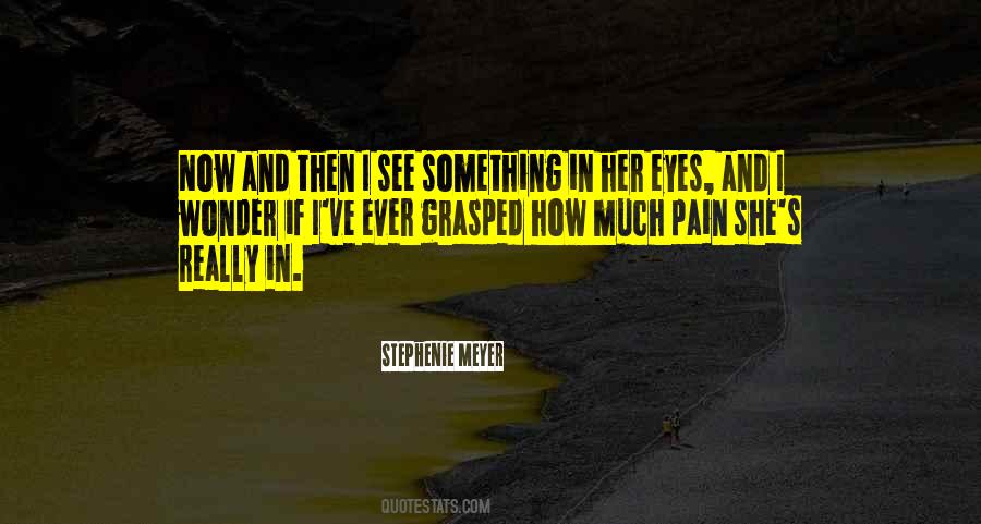 Quotes About Pain In Her Eyes #1553455