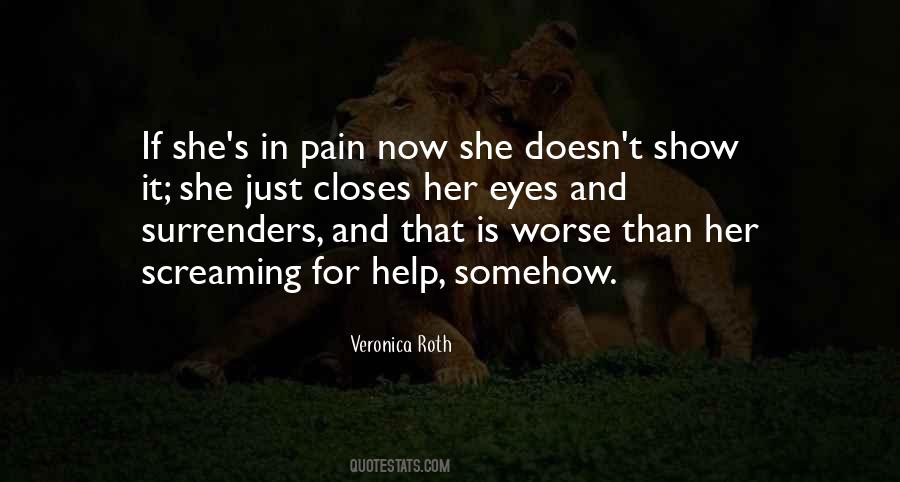 Quotes About Pain In Her Eyes #1647346