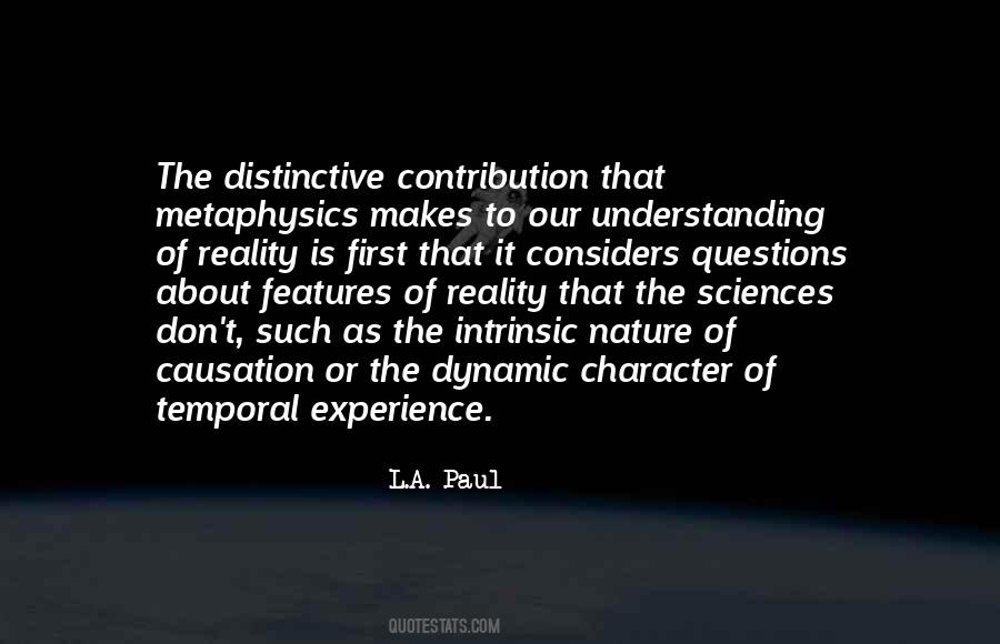 Quotes About Metaphysics #1337446