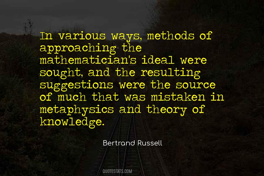 Quotes About Metaphysics #1782019