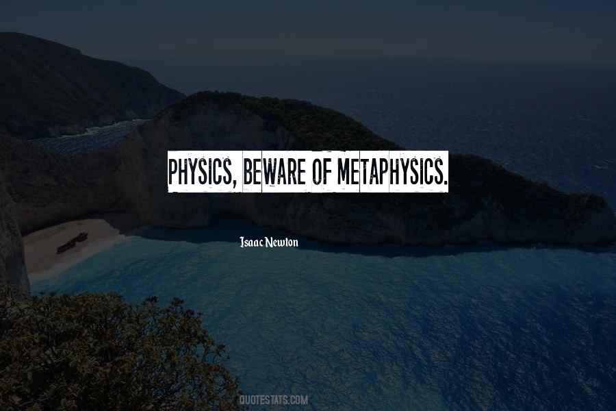 Quotes About Metaphysics #882730