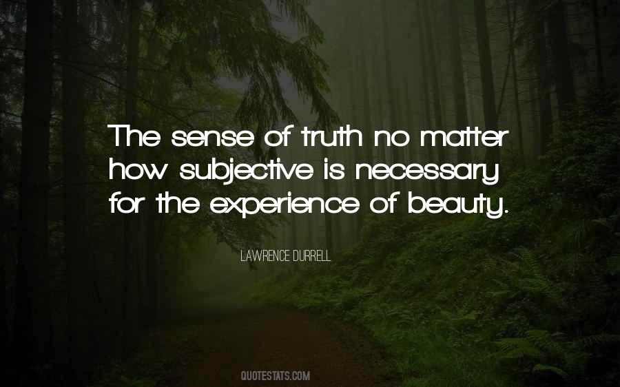 Quotes About Subjective Beauty #1765829