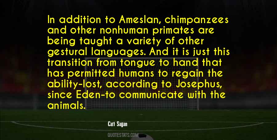 Nonhuman Animals Quotes #270031