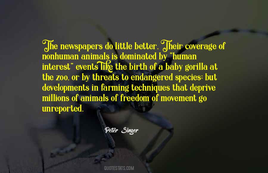 Nonhuman Animals Quotes #587625
