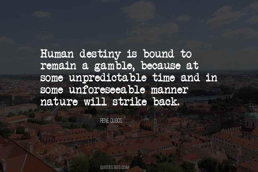 Human Destiny Quotes #264960