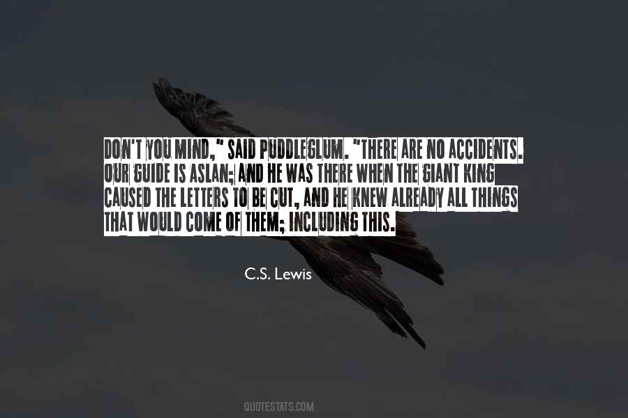 Quotes About There Are No Accidents #1061437