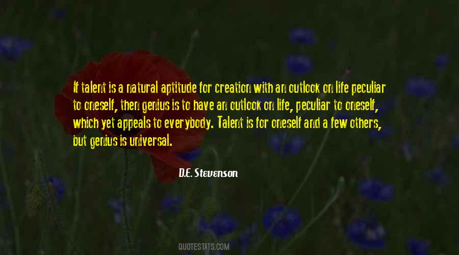 Quotes About Natural Talent #1781522
