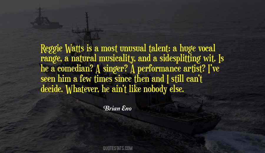 Quotes About Natural Talent #1850288
