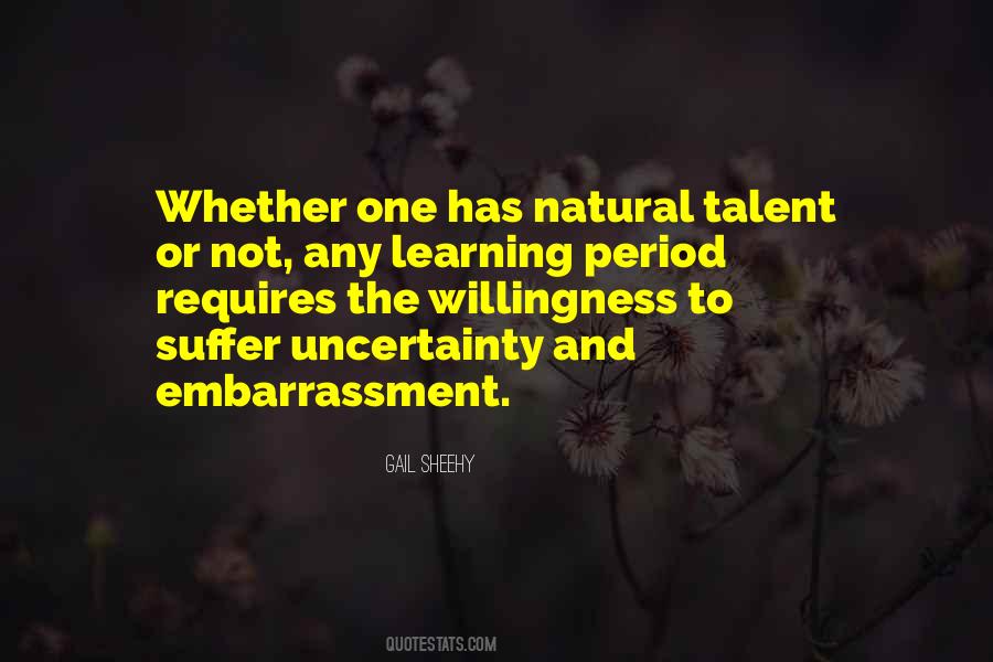 Quotes About Natural Talent #622202