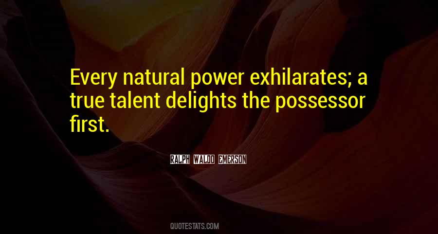 Quotes About Natural Talent #741570